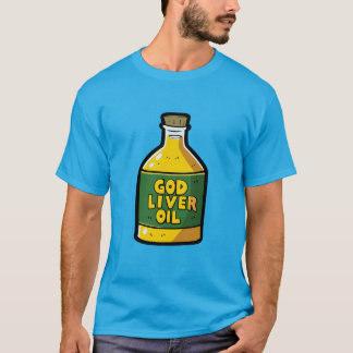 Camiseta Aceite de hígado de Dios