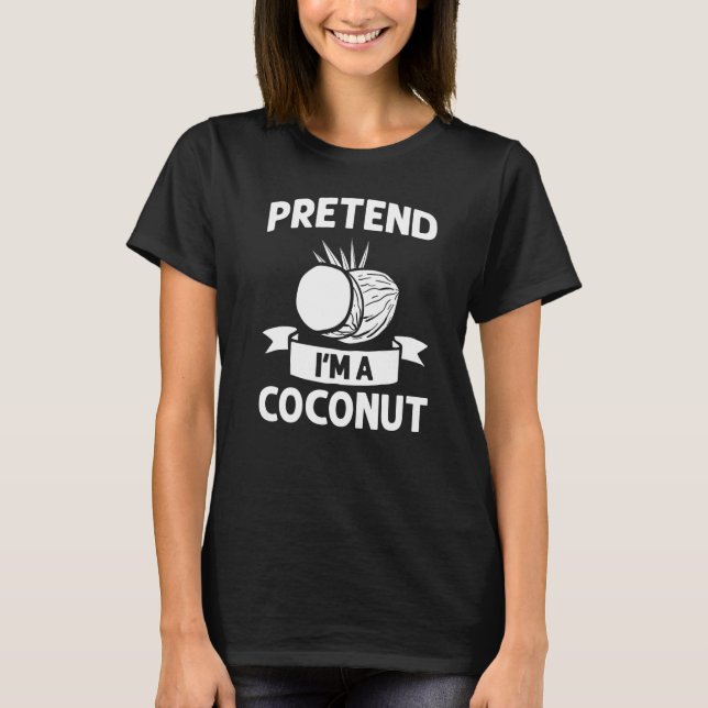 Camiseta Aceite de leche de coco Agua Crema Árbol Fruta Pal (Anverso)