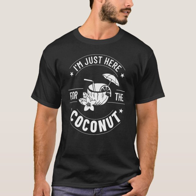 Camiseta Aceite de leche de coco Agua Crema Árbol Fruta Pal (Anverso)