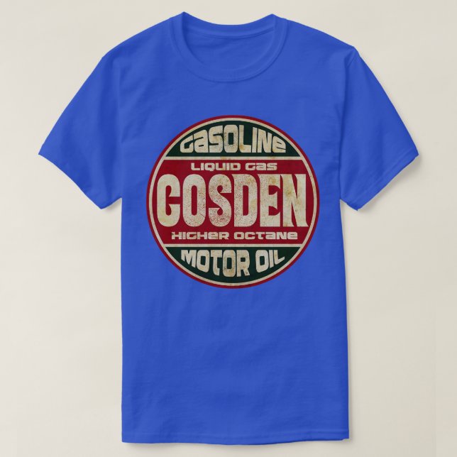 Camiseta Aceite de motor de gasolina de época (Diseño del anverso)