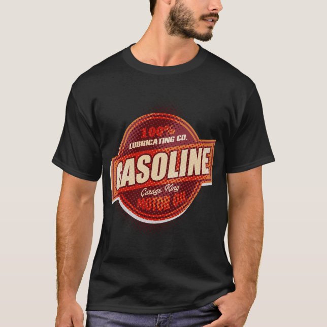 Camiseta Aceite de motor de la gasolina de Oxygentees (Anverso)