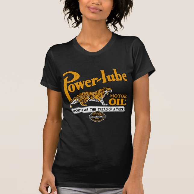 Camiseta Aceite de motor del lubricante del poder (Anverso)