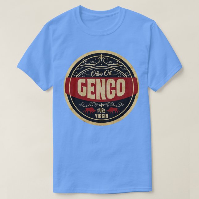 Camiseta Aceite de oliva de época (Diseño del anverso)