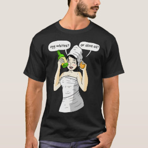 Camiseta Aceite De Oliva O Huevo Blanco Cita Lube.