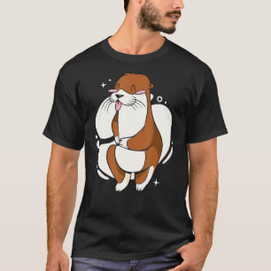 Camiseta Aceite De Pez Bebé Lindo Para Amigos Nutria Y Pez