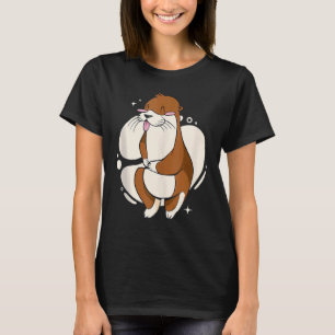 Camiseta Aceite De Pez Bebé Lindo Para Amigos Nutria Y Pez