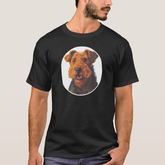Camiseta Aceite de raza de perro Airedale Terrier Pintar es (Anverso)
