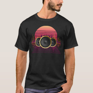 Camiseta Aceite de sintonización de onda de vapor retro