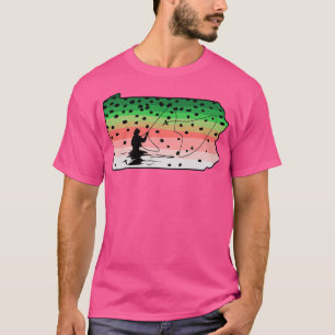 Camiseta Aceite de trucha arco iris Pescado de Pensilvania 
