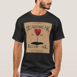 Camiseta Aceite del motor de la ruptura del corazón