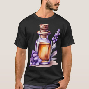 Camiseta Aceite esencial de lavadora acuarela