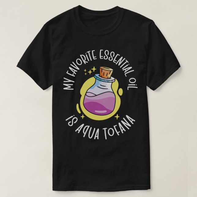 Camiseta Aceite esencial para el teórico de la conspiración (Diseño del anverso)