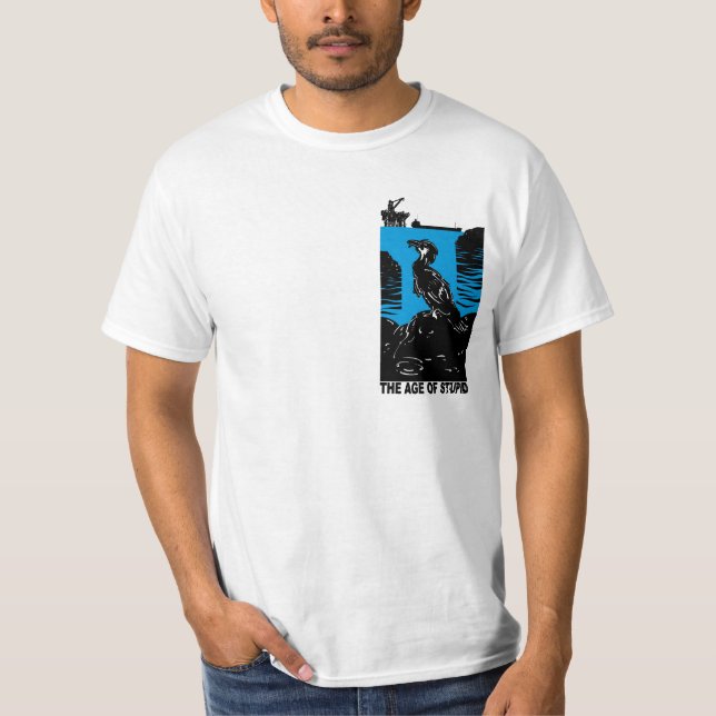 Camiseta Aceite - la edad de estúpido (Anverso)