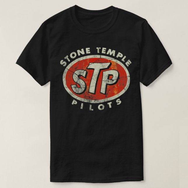 Camiseta Aceite piloto STP de vintage (Diseño del anverso)