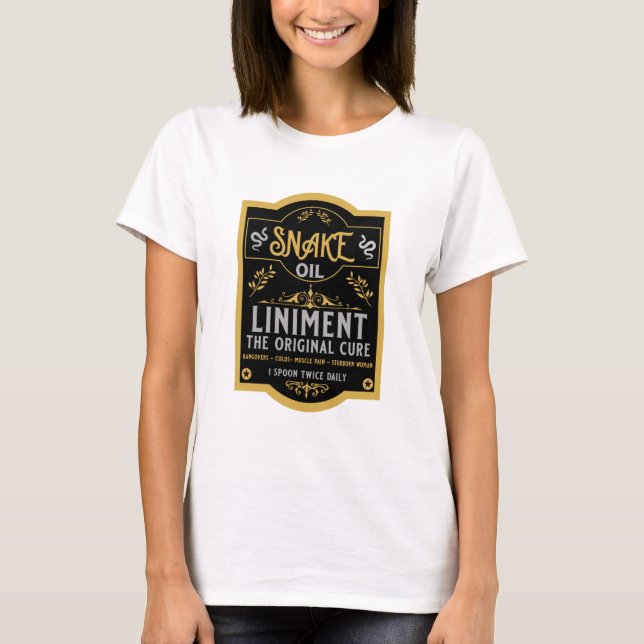 Camiseta Aceite salvaje de serpiente occidental (Anverso)