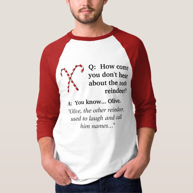 Camiseta Aceituna, el otro reno (Anverso)