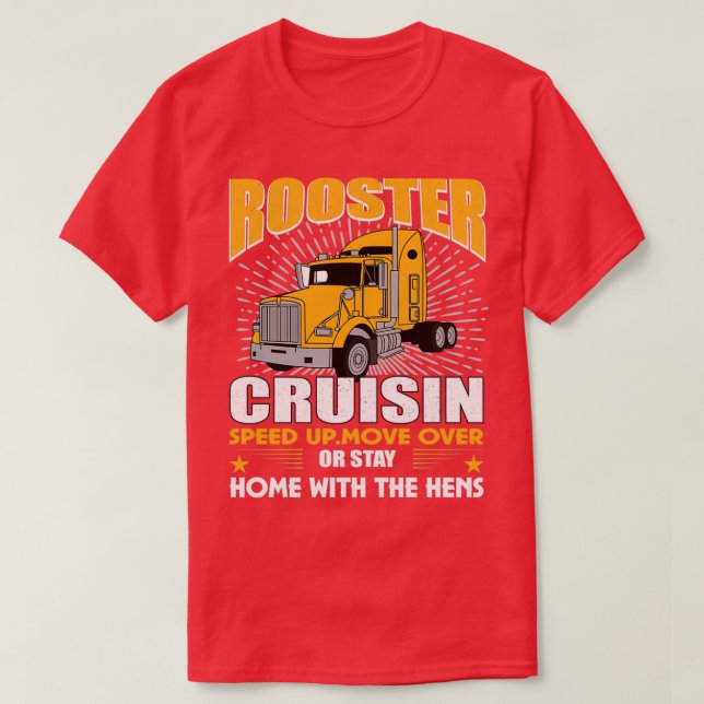 Camiseta Aceleración del crucero de gallos (Diseño del anverso)