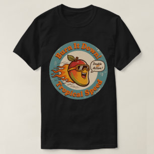 Camiseta Acelerador Tropical Divertido Corredor de Mango