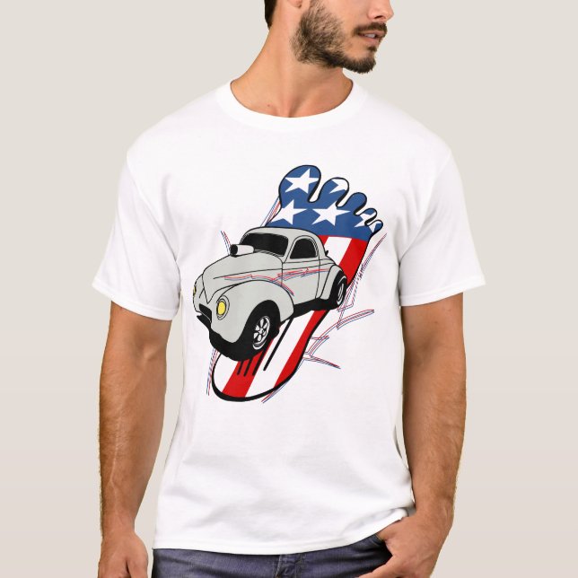 Camiseta Acelerador Willy descalzo (Anverso)