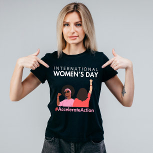 Camiseta Acelerar la Acción Día Internacional de la Mujer