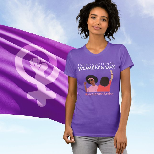 Camiseta Acelere el Día Internacional de la Mujer 2025 (Subido por el creador)