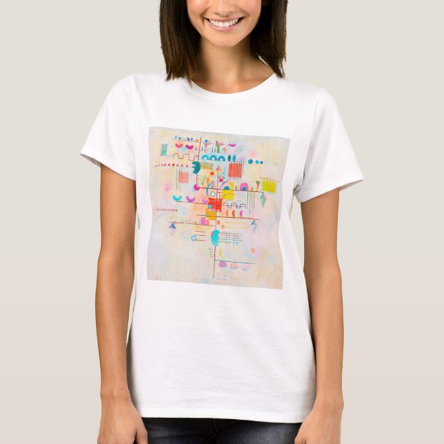 Camiseta Acento suave, Wassily Kandinsky (Anverso)