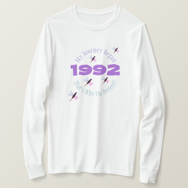 Camiseta Acentuación de la descarada libélula (Anverso del diseño)