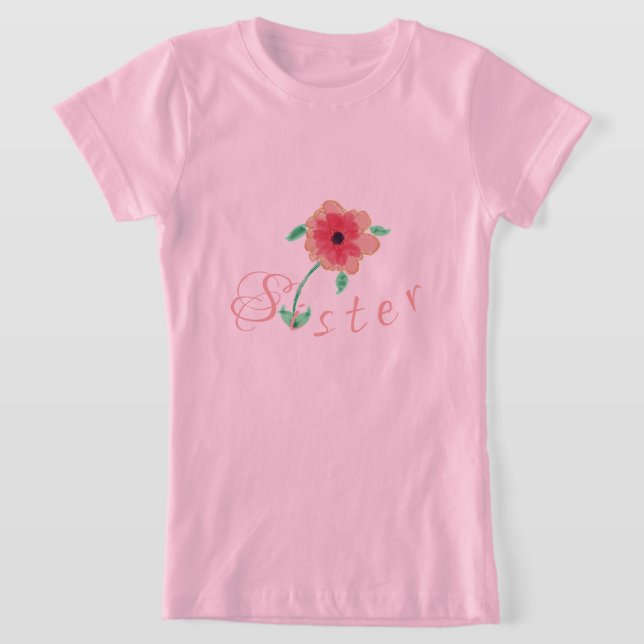 Camiseta Acentuado floral (Distribución)