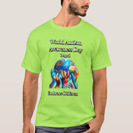 Camiseta Acepta Diferentes. Día Mundial de Conciencia sobre