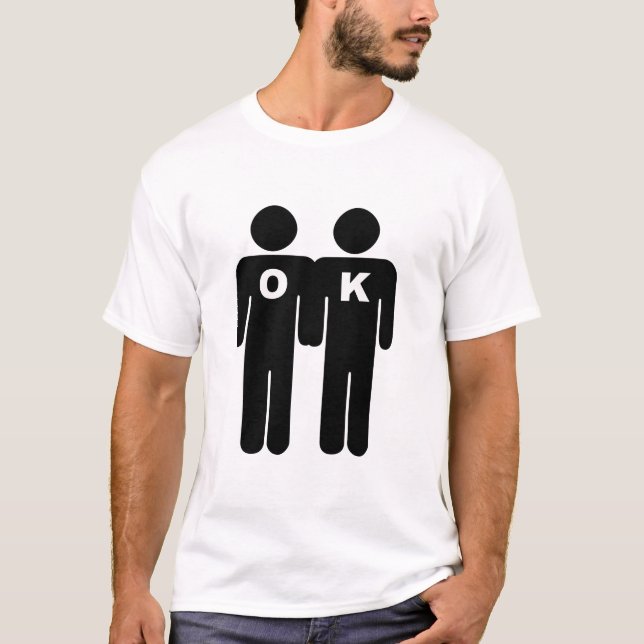 CAMISETA ACEPTABLE SER GAY (Anverso)