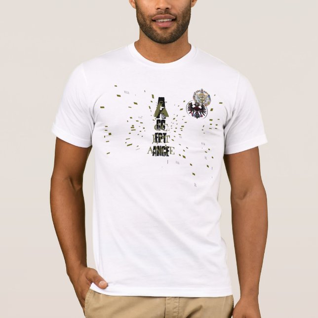Camiseta Aceptación (aceituna) (Anverso)