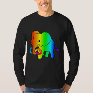 Camiseta Aceptación activa del autismo del elefante del beb
