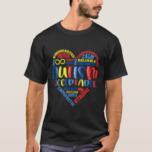 Camiseta Aceptación Autismo Sensibilización Mes de apoyo Ro