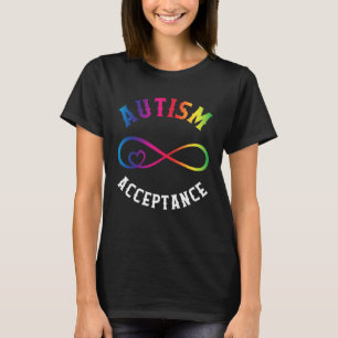 Camiseta Aceptación de autismo aceptación de conciencia roj