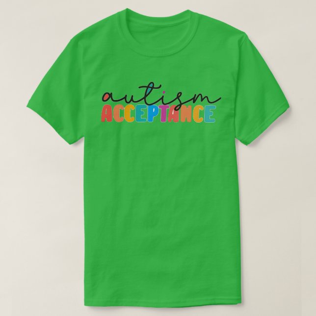 Camiseta Aceptación de autismo Diseño Classic TShirt (Diseño del anverso)