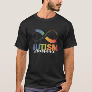 Camiseta Aceptación de conciencia sobre autismo Símbolo inf