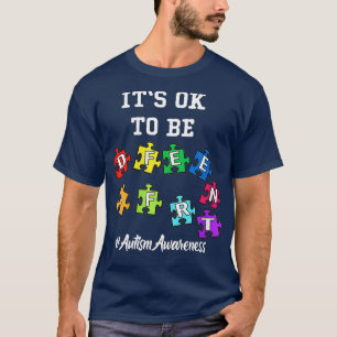 Camiseta Aceptación de conciencia sobre el autismo femenino