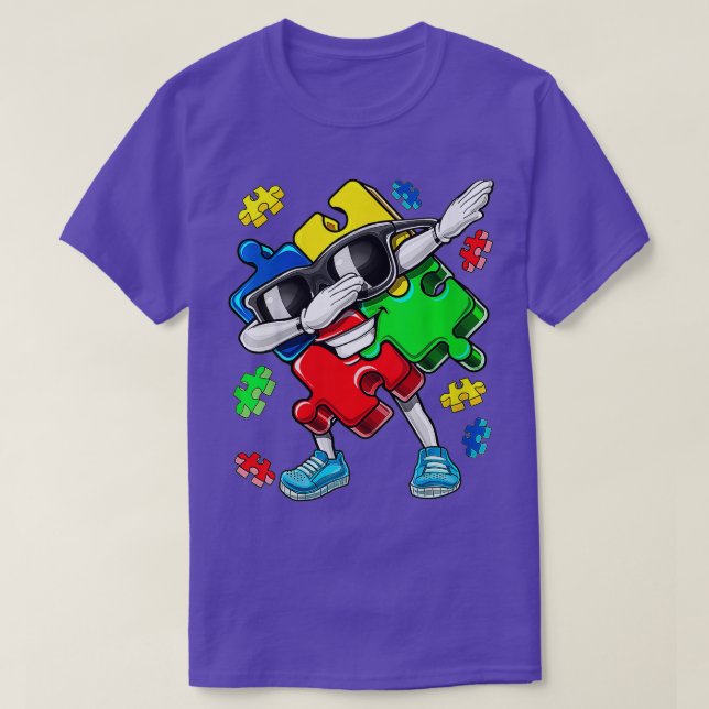 Camiseta Aceptación de conciencia sobre el autismo femenino (Diseño del anverso)