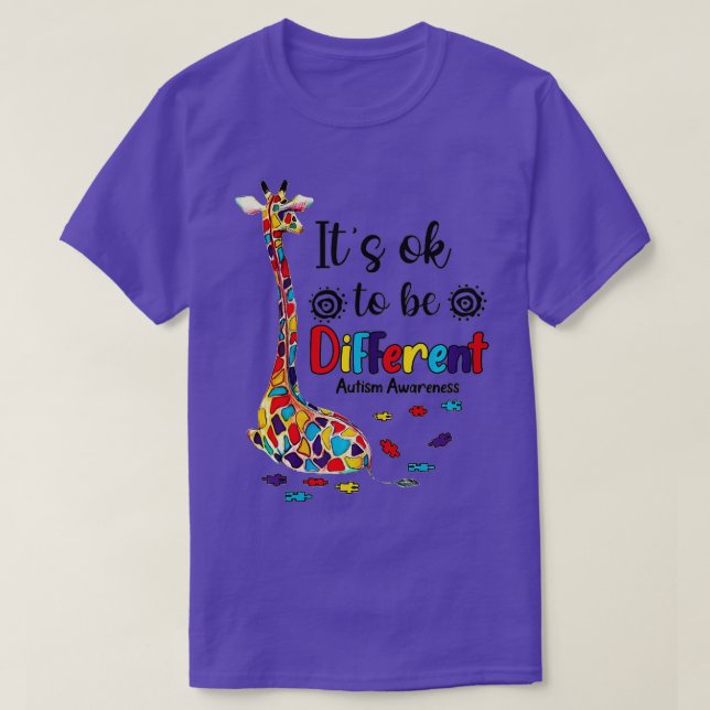 Camiseta Aceptación De Concienciación Sobre El Autismo Las  (Diseño del anverso)
