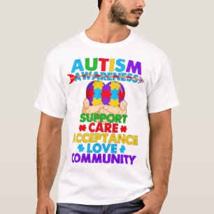 Camiseta Aceptación de la atención de ayuda para la sensibi