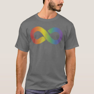 Camiseta Aceptación de neurodiversidad Rótulo de infinito a