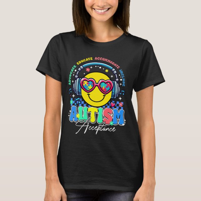 Camiseta aceptación del autismo (2 (Anverso)