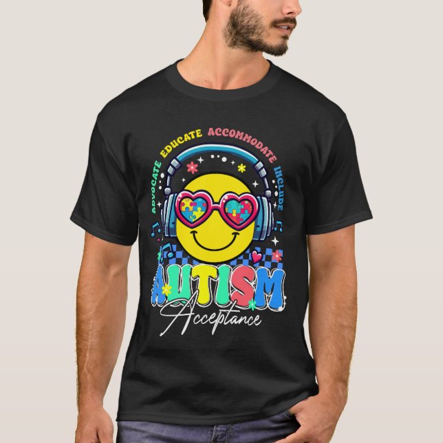 Camiseta aceptación del autismo (2 (Anverso)