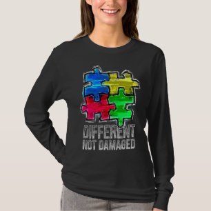 Camiseta Aceptación del autismo diferente no dañada