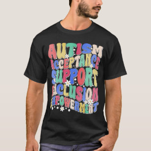 Camiseta aceptación del autismo inclusión apoyo empoderamie