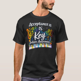Camiseta Aceptación Es La Clave Mes De Concientización Sobr