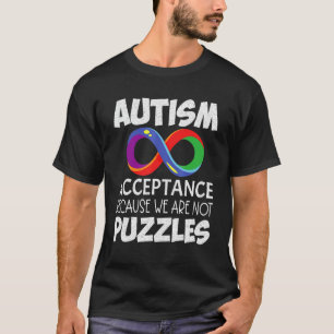 Camiseta Aceptación no Conciencia NO SOMOS Rompecabezas Aut
