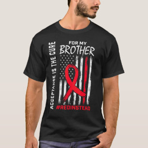 Camiseta Aceptación RojoEn lugar de eso Usa Rojo En lugar d
