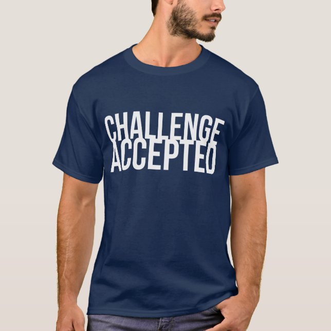 Camiseta aceptada desafío (Anverso)