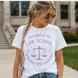 Camiseta Aceptada en la Facultad de Derecho, Futuro Abogado